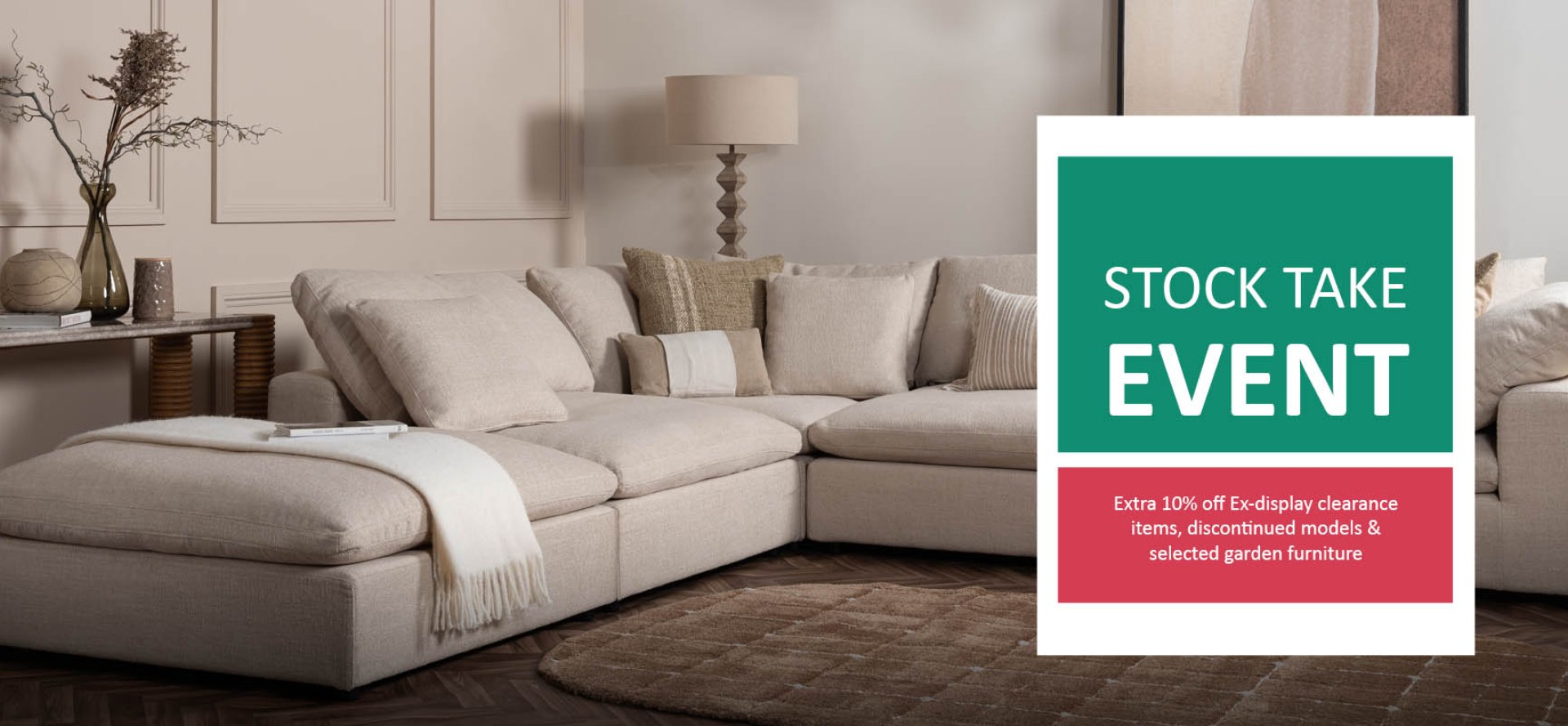 Spring Stock Take Event!