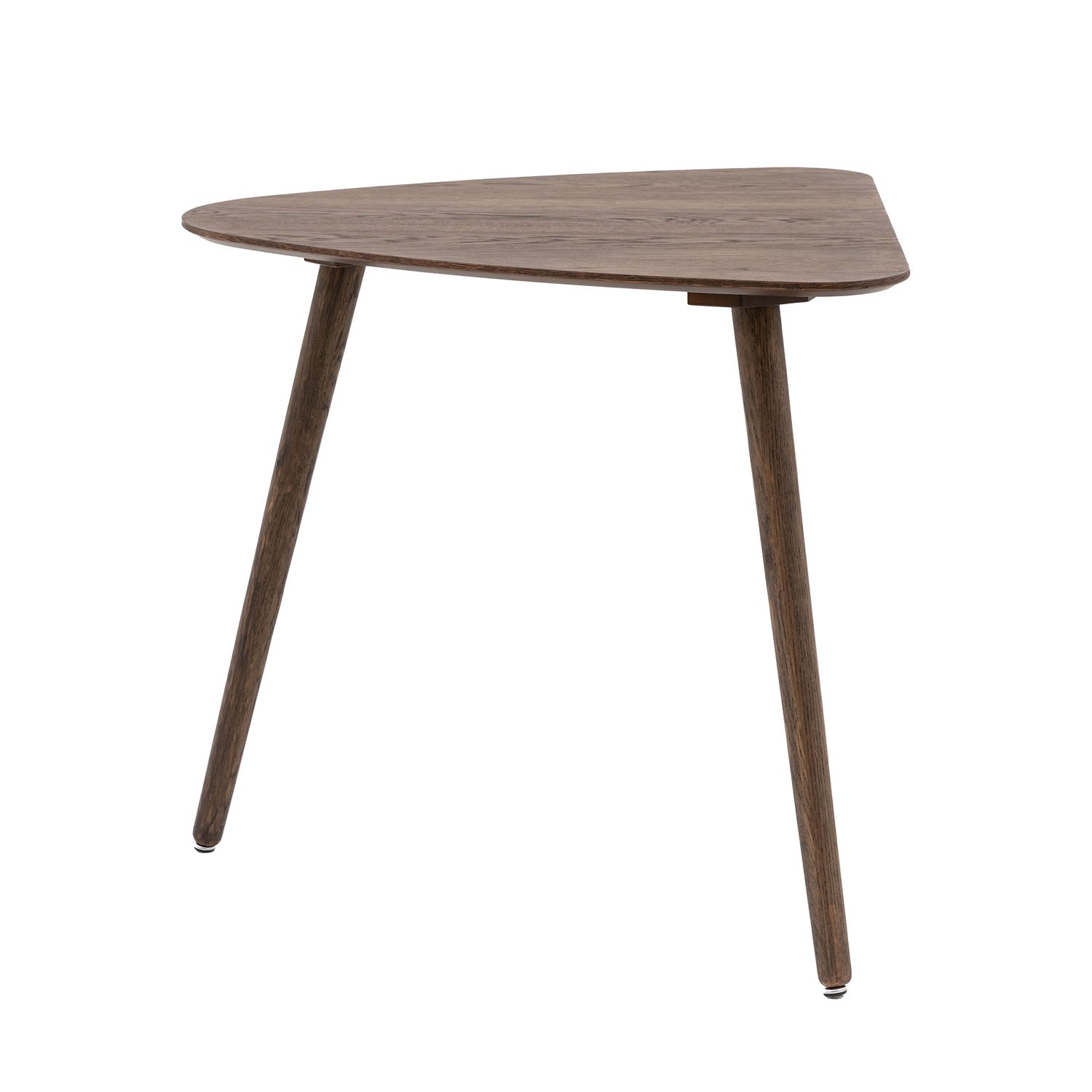Hertford Small Triangular Dining Table in Smoked Oak - TR Hayes