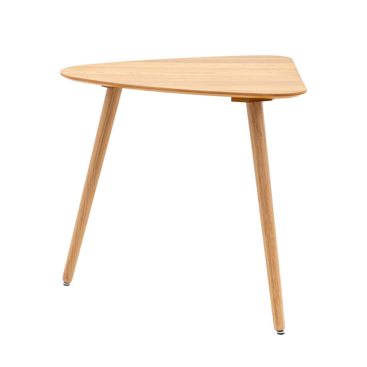 Hertford Small Triangular Dining Table in Natural Oak - TR Hayes