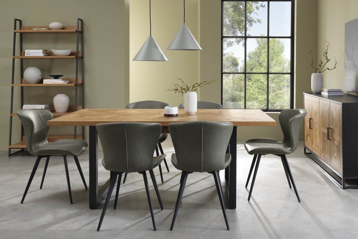 Ravi Rustic Oak 6-8 Extending Dining Table Ravi Rustic Oak 6-8 Extending Dining Table