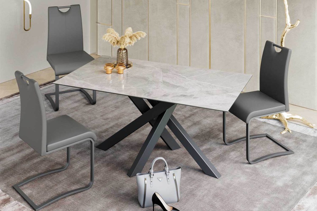 Bruno Fixed Top Dining Table Bruno Fixed Top Dining Table