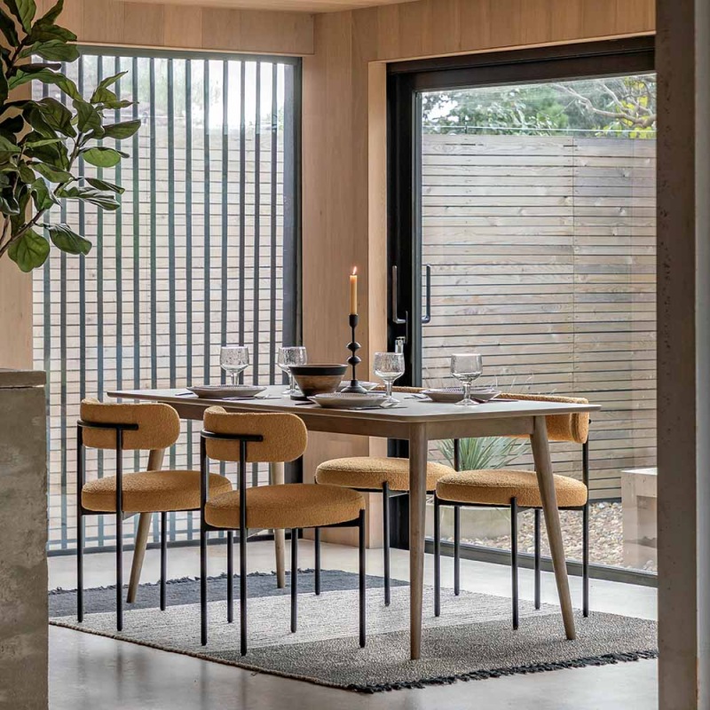 Arlo Dining Chair in Ochre Arlo Dining Chair in Ochre