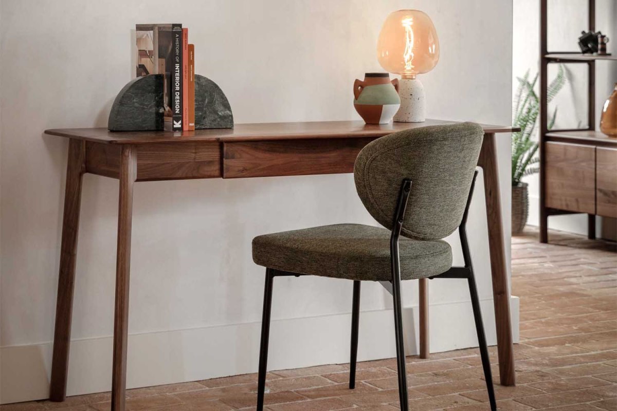 Jacobsen Walnut 1 Drawer Desk Jacobsen Walnut 1 Drawer Desk