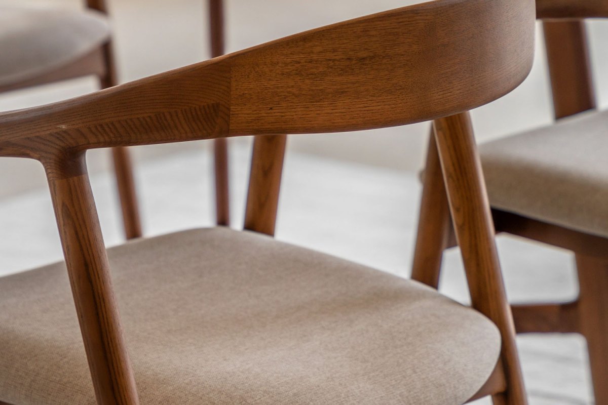 Jacobsen Walnut Upholstered Dining Chair Jacobsen Walnut Upholstered Dining Chair