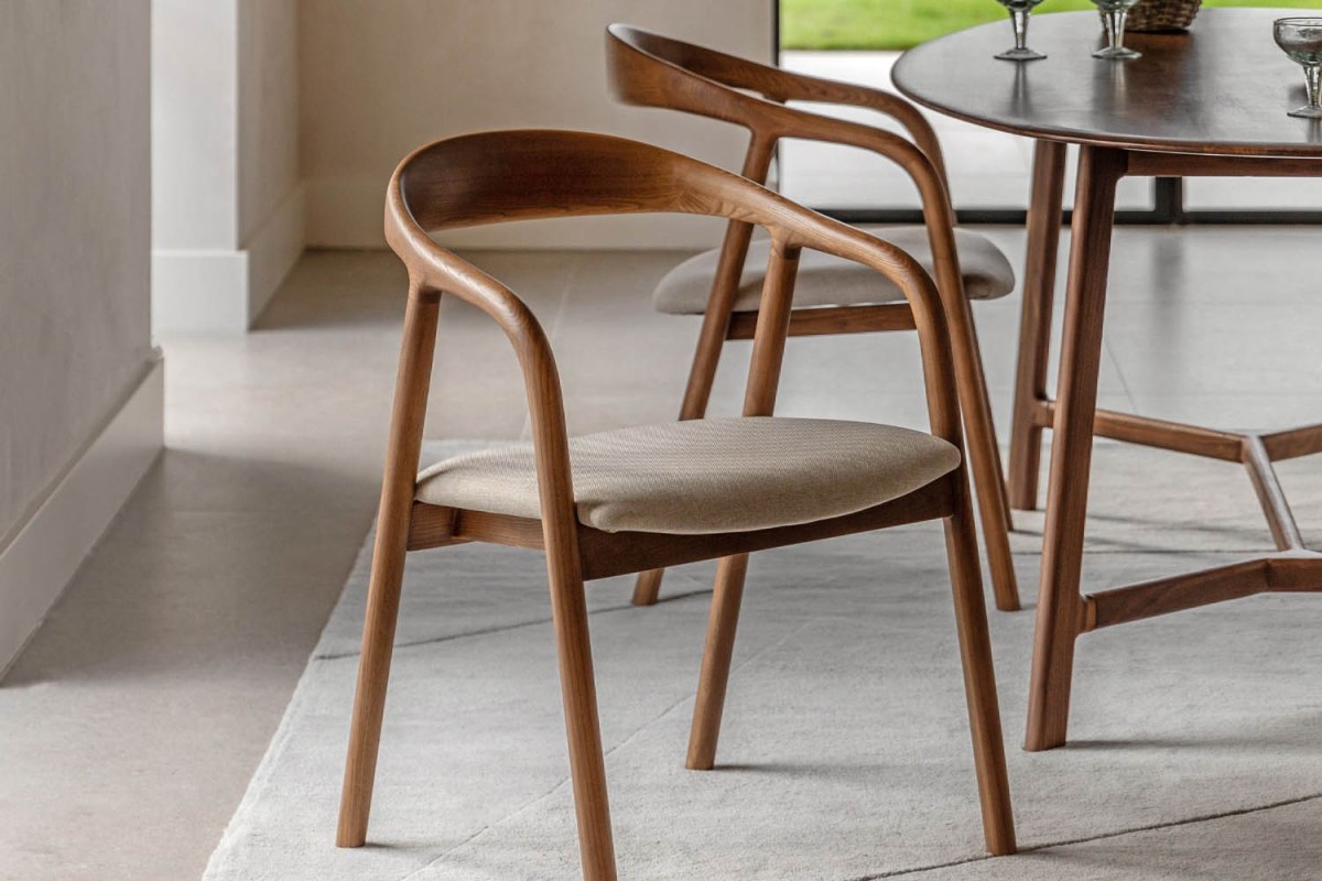 Jacobsen Walnut Upholstered Dining Chair Jacobsen Walnut Upholstered Dining Chair