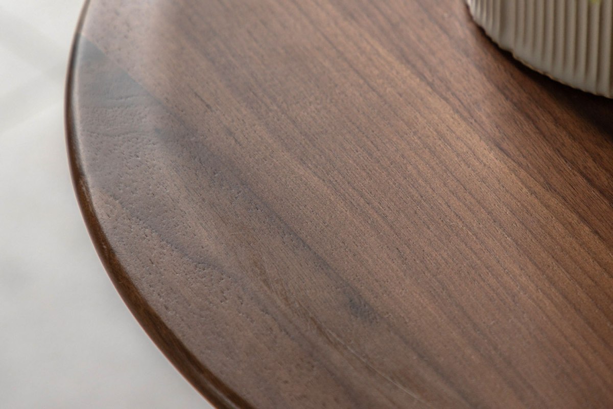 Jacobsen Walnut Round Side Table Jacobsen Walnut Round Side Table