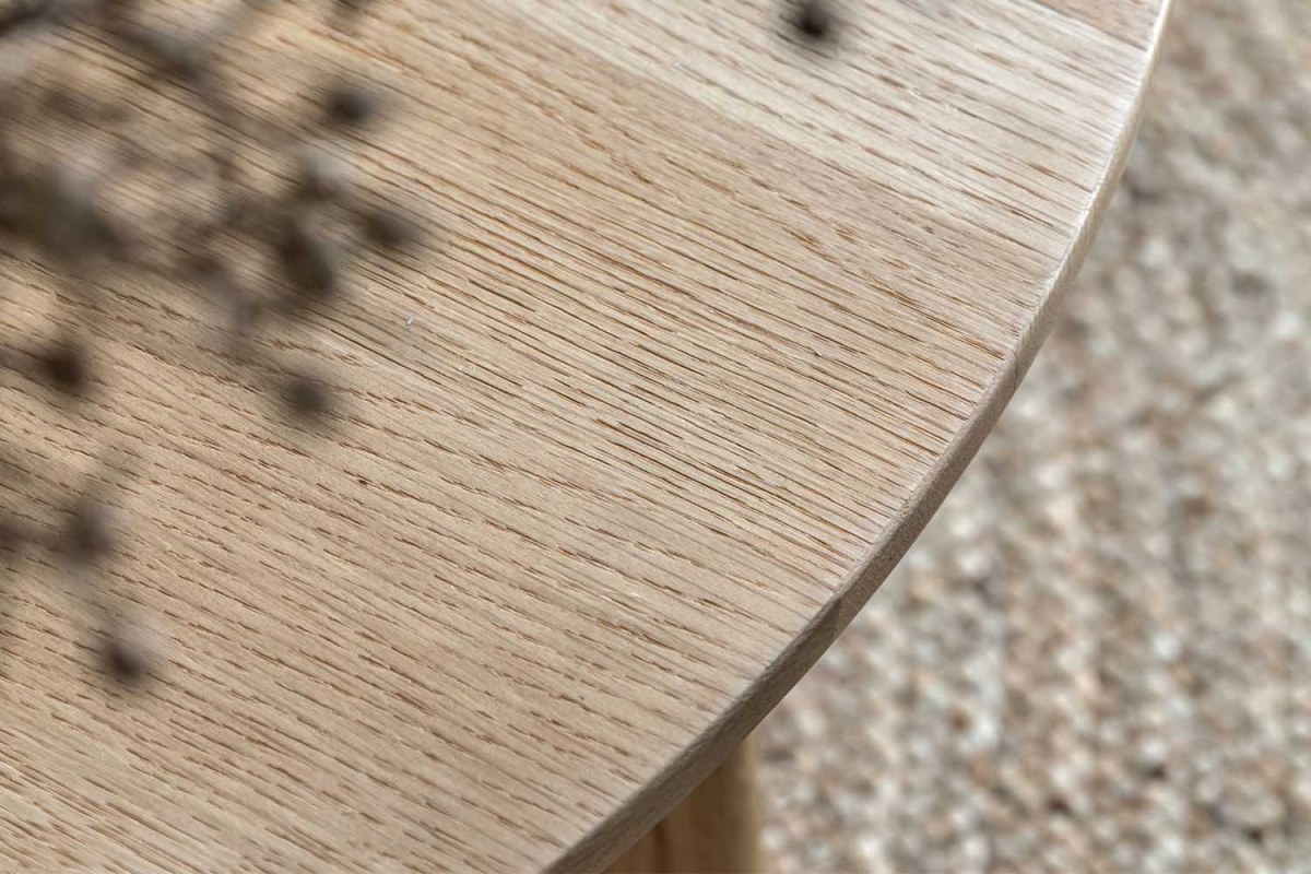 Cadoc Natural Oak Round Coffee Table Cadoc Natural Oak Round Coffee Table