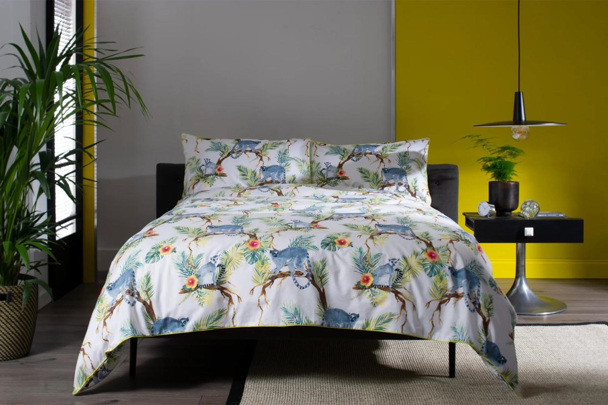 Madagascar Printed Cotton Duvet Set Madagascar Printed Cotton Duvet Set