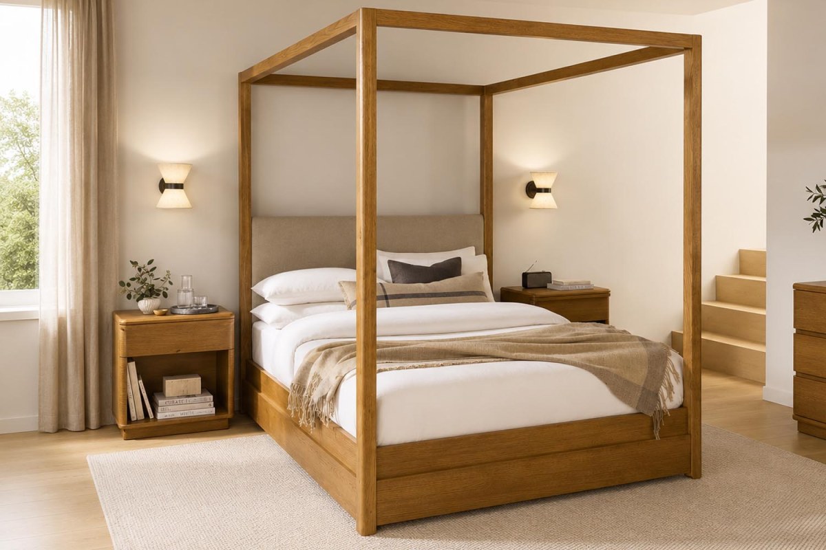 Albany Four Poster Bedframe Albany Four Poster Bedframe
