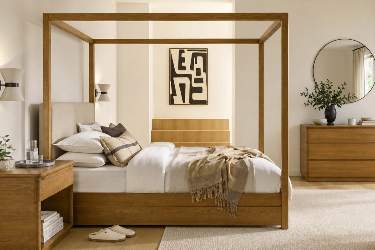 Albany Four Poster Bedframe Albany Four Poster Bedframe
