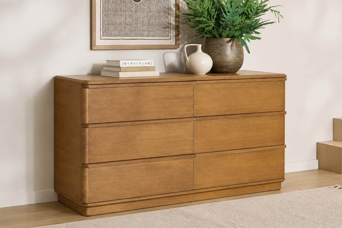 Albany 3+3 Drawer Wide Chest Albany 3+3 Drawer Wide Chest