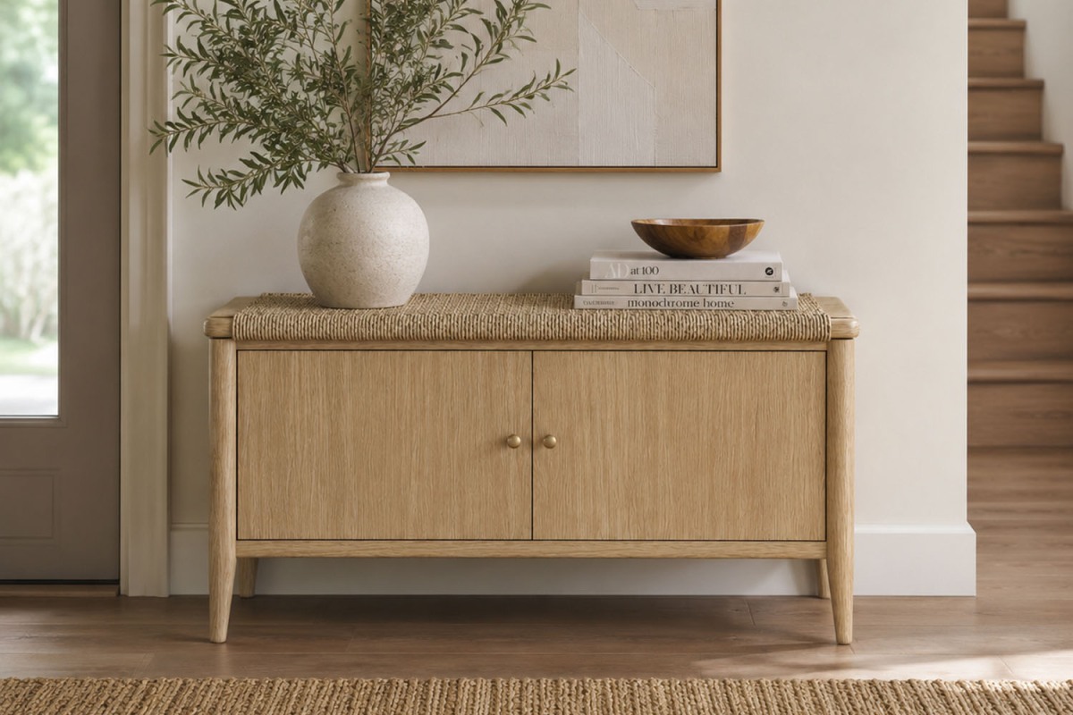 Rushworth Oak Hallway Bench Rushworth Oak Hallway Bench