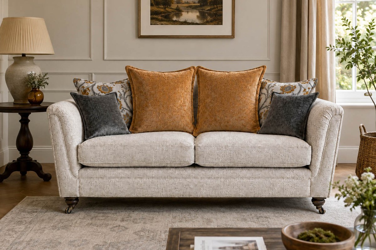 Denbury 3 Seater Pillow Back Sofa Denbury 3 Seater Pillow Back Sofa
