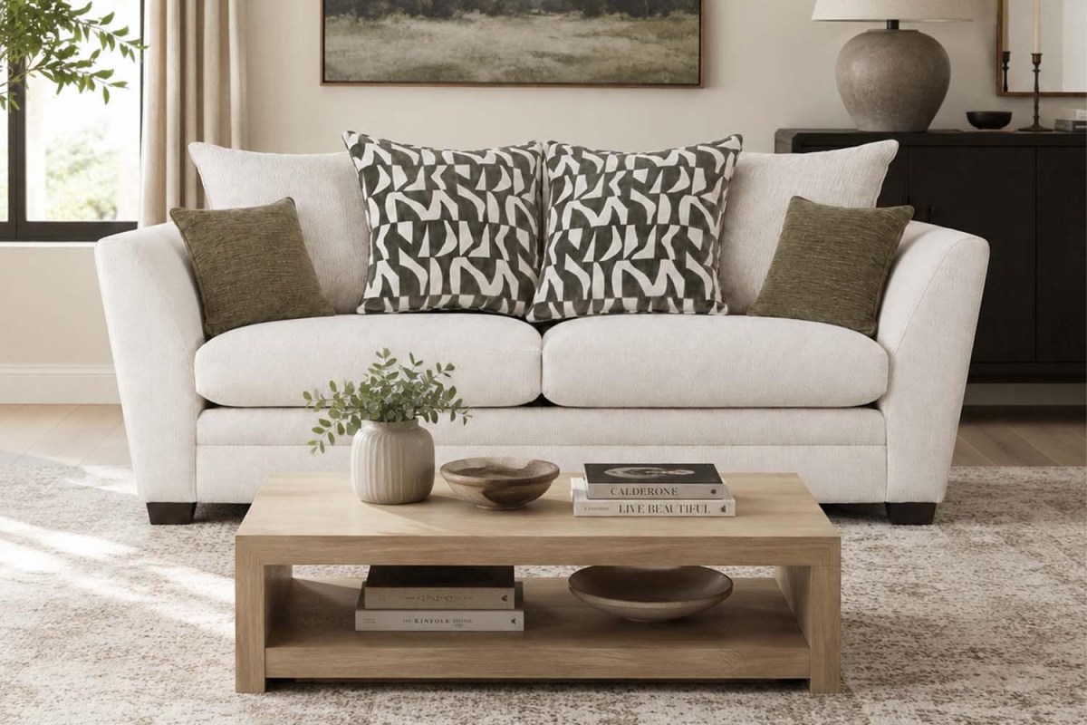 Rosevear 3 Seater Pillow Back Sofa Rosevear 3 Seater Pillow Back Sofa