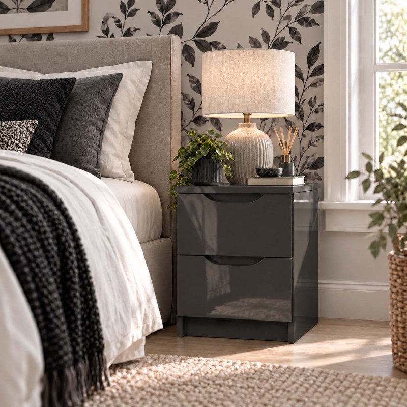 Somerton 2 Drawer Bedside Somerton 2 Drawer Bedside