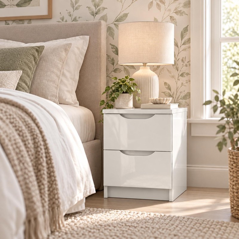 Somerton 2 Drawer Bedside Somerton 2 Drawer Bedside