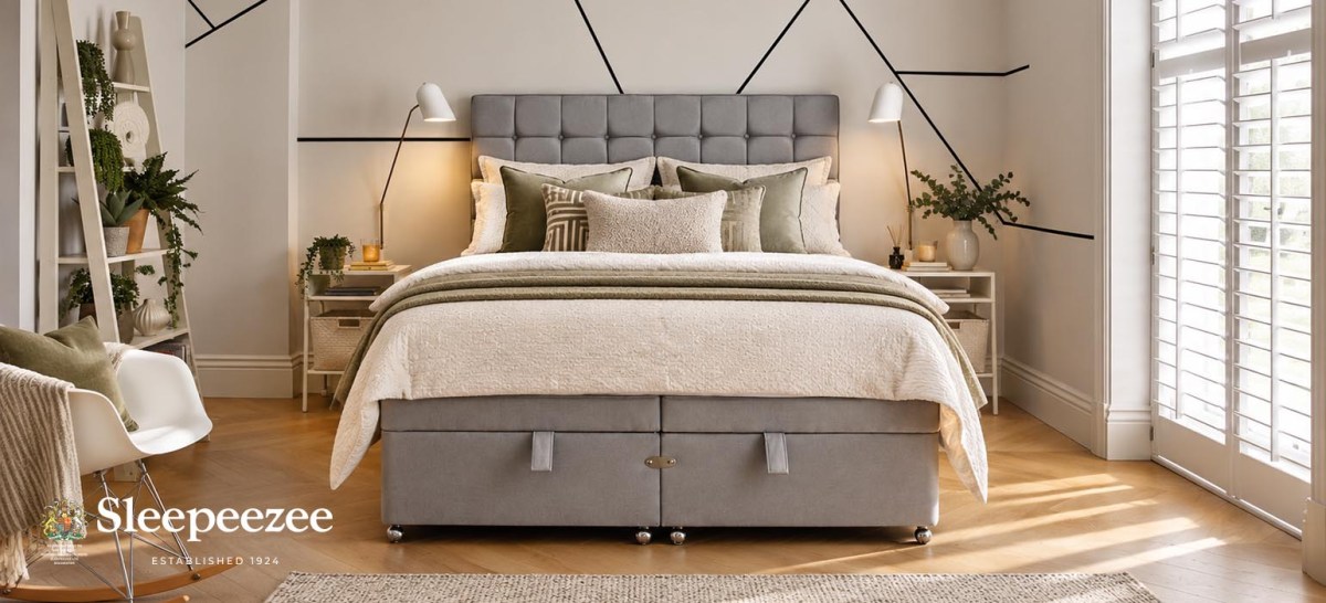 Sleepeezee Graphite Luxe 2000 Deep Divan Set Sleepeezee Graphite Luxe 2000 Deep Divan Set