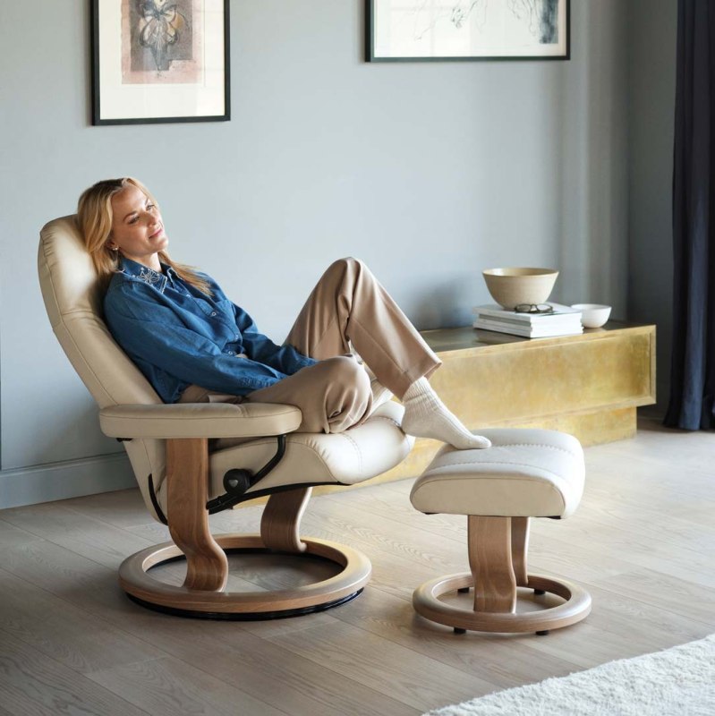 Stressless Consul Chair & Stool Stressless Consul Chair & Stool