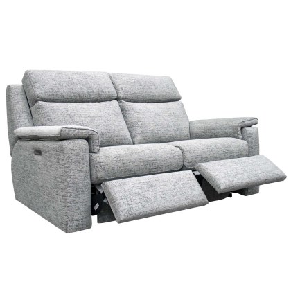G Plan Ellis Large Electric Double Recliner Sofa with Headrest and Lumbar with USB
