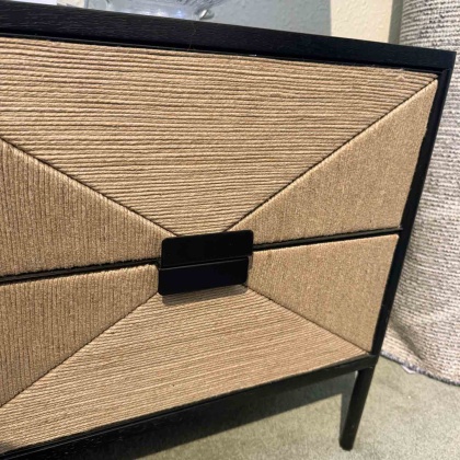 Showroom Clearance: Raphaella 2 Drawer Bedside Chest