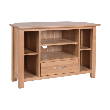 Lynton Oak Corner TV Unit