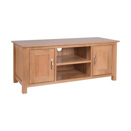 Lynton Oak Large TV Unit