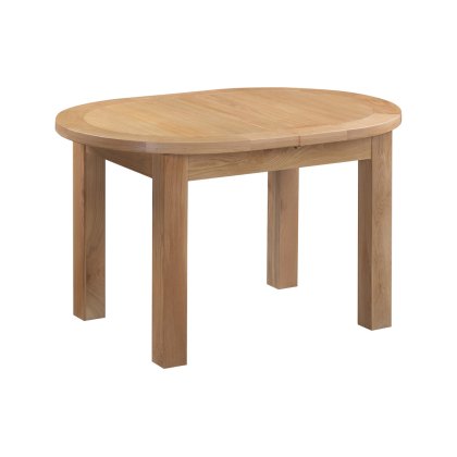 Lynton Oak D-End Extending Dining Table