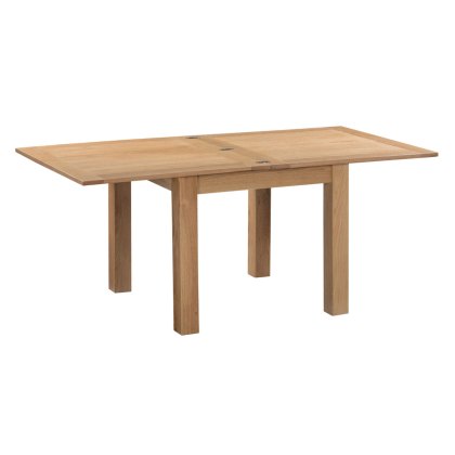 Lynton Oak Flip Top Extending Dining Table