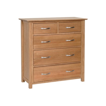 Lynton Oak 2+3 Drawer Chest