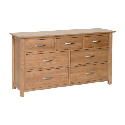 Lynton Oak 3+4 Drawer Chest