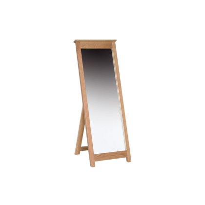 Lynton Oak Cheval Mirror