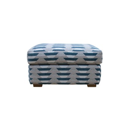 G Plan Seattle Footstool with Show Wood Feet