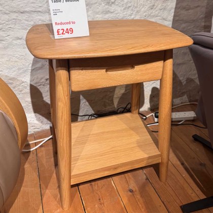 Showroom Clearance: Malmo Oak Side Table / Bedside
