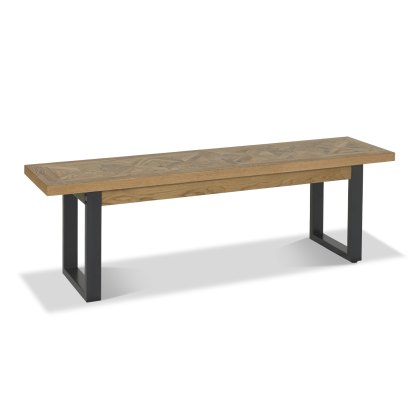 Ravi Rustic Oak Dining Bench Ravi Rustic Oak Dining Bench