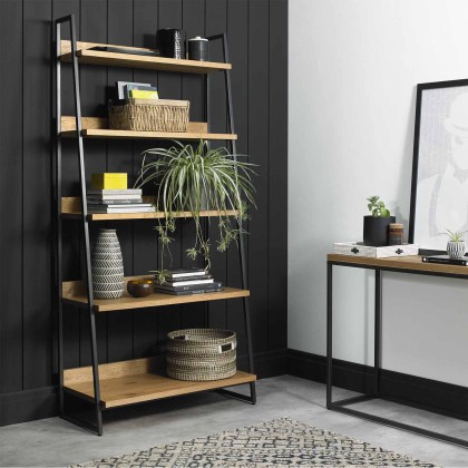 Ravi Rustic Oak Open Display Unit