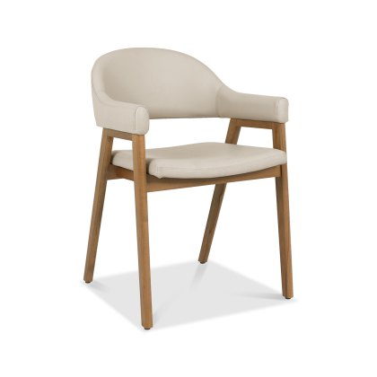 Chandler Upholstered Dining Arm Chair