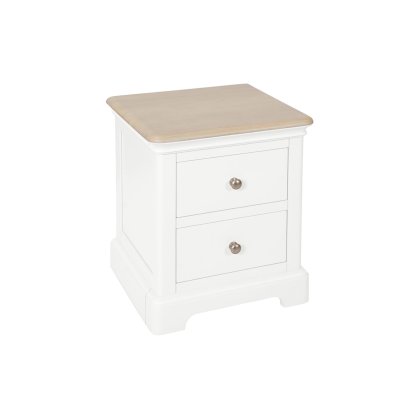 Bideford Painted 2 Drawer Bedside Chest