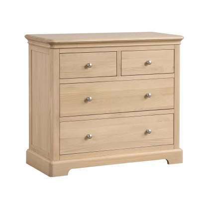 Bideford Oak 2+2 Drawer Chest