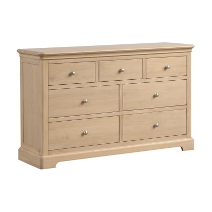 Bideford Oak 3 Over 4 Drawer Chest