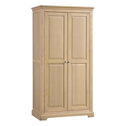 Bideford Oak All Hanging Double Wardrobe Bideford Oak All Hanging Double Wardrobe