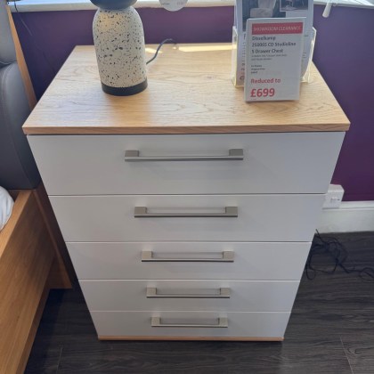 Showroom Clearance: Disselkamp CD Studioline 250065 5 Drawer Chest Showroom Clearance: Disselkamp CD Studioline 250065 5 Drawer Chest
