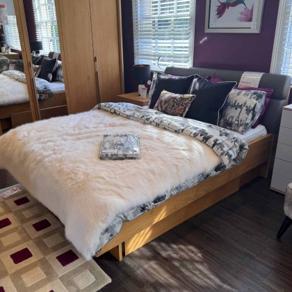 Showroom Clearance: Disselkamp CD Studioline 88539 5ft Bedframe with Drawers & Lights