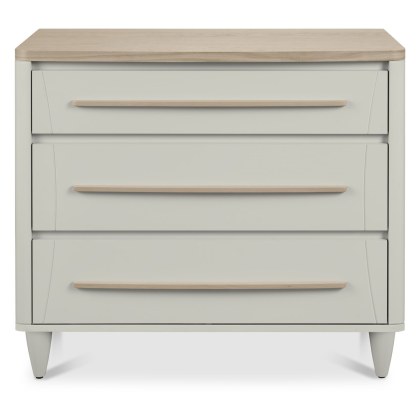 Jansson Oak 3 Drawer Wide Chest