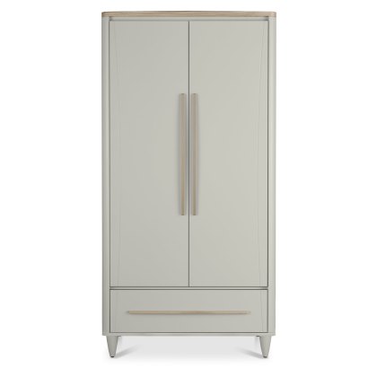 Jansson Oak Double Wardrobe with Drawer