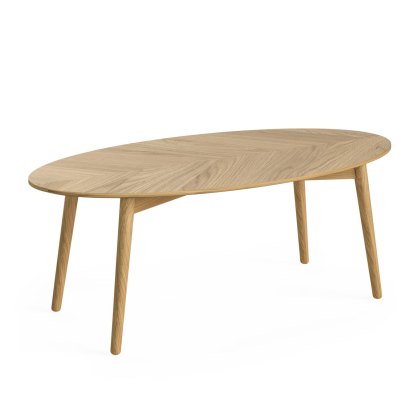 Chisholm Oak Oval Coffee Table Chisholm Oak Oval Coffee Table