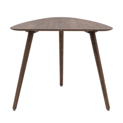 Hertford Small Triangular Dining Table in Smoked Oak
