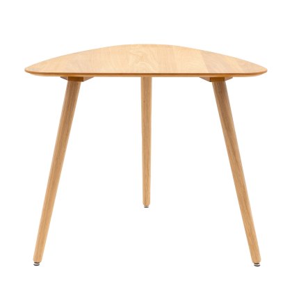 Hertford Small Triangular Dining Table in Natural Oak