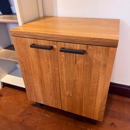 Showroom Clearance: Thames Oak 2 Door Storage Cabinet