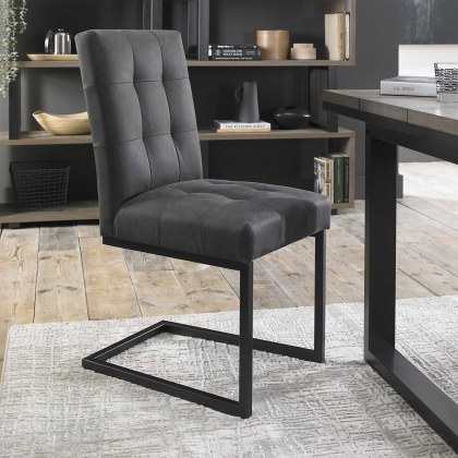 Upholstered Cantilever Dining Chair