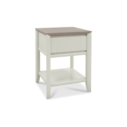 Ibsen Grey Lamp Table With Drawer Ibsen Grey Lamp Table With Drawer